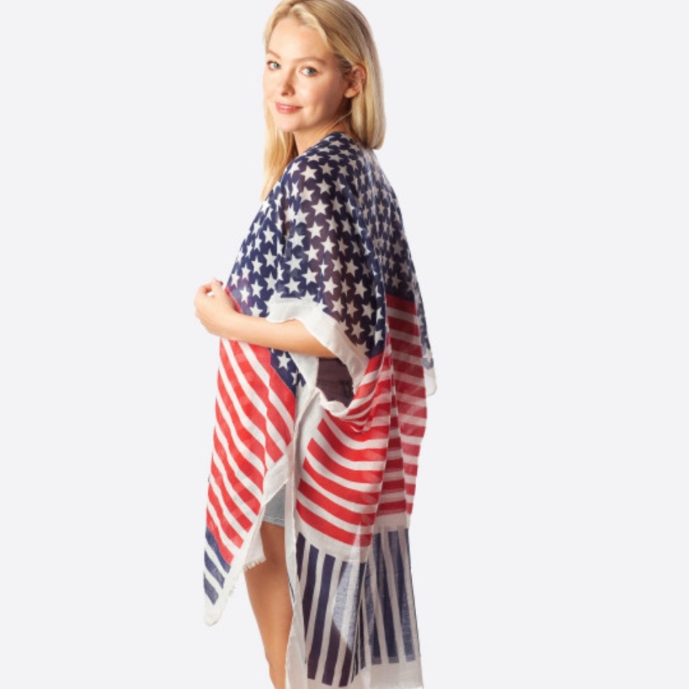 American flag kimono
